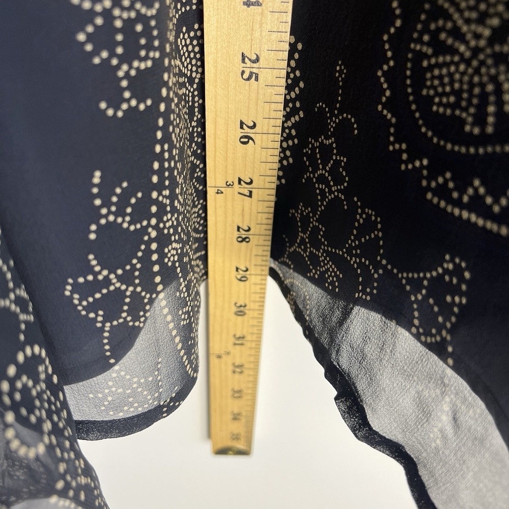 Vtg Midi 100%‎ Silk Skirt 10P Fairy Whimsical Lightweight Classy - Picture 12 of 12
